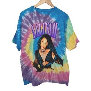 NWOT Aaliyah Tie Dye T-Shirt Women's XL